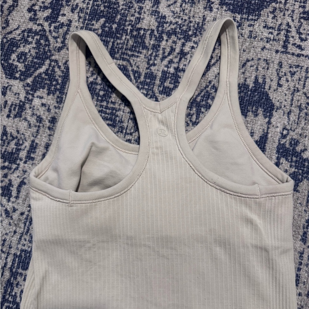 Cream lulu tank